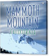 Ski Mammoth Mountain Acrylic Print