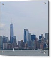 Manhattan Skyline-new York City Acrylic Print
