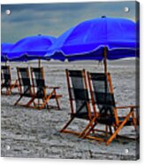Slow Day At The  Beach Acrylic Print