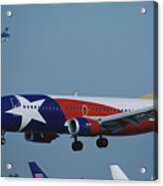 Southwest Lone Star One Landing At Los Angeles Acrylic Print