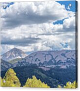 Spanish Peaks Country Colorado Panorama Acrylic Print