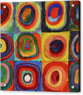 Squares With Concentric Circles, 1913 Acrylic Print