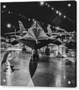 Sr-71 Blackbird At The Dayton Air Force Museum Acrylic Print
