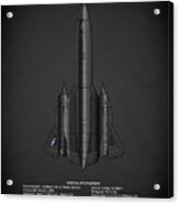 Sr-71 Blackbird Acrylic Print