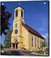 St Lawrence Catholic Church At St Coletta School In Jefferson, Wi  #1 Of 2 Acrylic Print