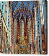 St Mary's Basilica, Krakow, Poland Acrylic Print