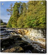 Stainforth Force In Early Autumn Acrylic Print