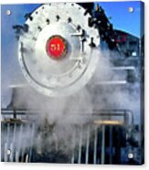Steam Engine #51 At Yakima Station Acrylic Print