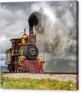 Steam Engine Full Ahead Acrylic Print