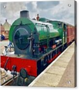 Steam Locomotive Hunslet No 2857 Wd 75008 Swiftsure 0-6-0st Acrylic Print