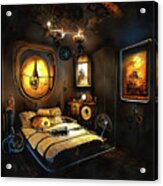 Steampunk Bedroom 01 Acrylic Print