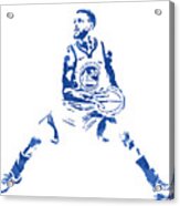 Stephen Curry Golden State Warriors Watercolor Strokes Pixel Art 200 Sticker  by Joe Hamilton - Pixels