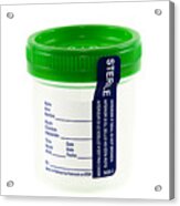 Sterile Cup With Green Lid Acrylic Print