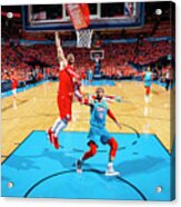 Steven Adams And Enes Kanter Acrylic Print