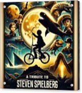 Steven Spielberg Tribute Poster Acrylic Print