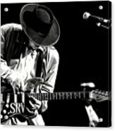 Stevie Ray Vaughan In Concert Acrylic Print