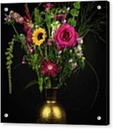 Still Life Colorful Bouquet Acrylic Print