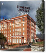 Stonewall Jackson Hotel - Staunton Virginia Acrylic Print