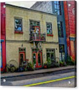 Store Front In Small Town Acrylic Print