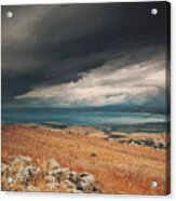 Storm Over The Sea Of Galilee Acrylic Print