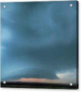 Storm Chasing Supercells In Nebraska 038 Acrylic Print