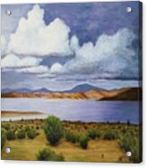 Storm On Lake Powell - Right Panel Of Three Acrylic Print
