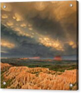 Storm Over Bryce Canyon National Park Utah Acrylic Print