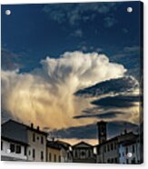 Storm Over Greve In Chianti Acrylic Print