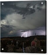 Storm Over Terlingua, Big Bend Natonal Park, Texas Acrylic Print