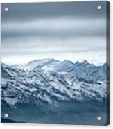 Storm Over The Mountains Acrylic Print