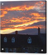 Stow Shops At Sunset Acrylic Print