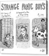 Strange Panic Buys Acrylic Print
