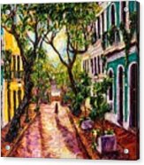 Street In Puerto Rico Acrylic Print