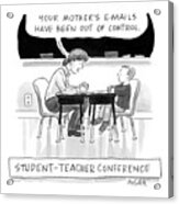 Student Teacher Conference Acrylic Print