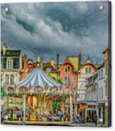 Summer In Troyes, France Acrylic Print