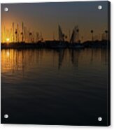 Summer Nights At The Marina Acrylic Print