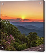 Summer Sunset At Arnold Valley 1 Acrylic Print