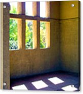 Sun Thru Windows Adobe Architecture Acrylic Print