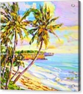 Sunny Beach. Ocean. Acrylic Print