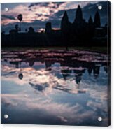 Sunrise At Angkor Wat Acrylic Print