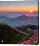 Sunrise In Appenzell Acrylic Print