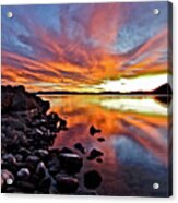 Sunset Majesty Landscape Acrylic Print