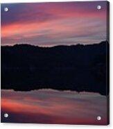 Sunset On George Lake, Killarney Provincial Park, Ontario Acrylic Print