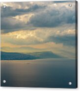 Sunset Over The Sea Of Galilee 2 Acrylic Print