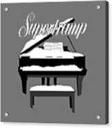 Supertramp Piano White   Tumblr Acrylic Print