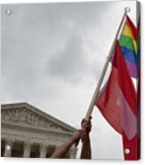 Supreme Court Rules In Favor Of Gay Marriage Acrylic Print