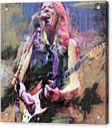 Susan Tedeschi Blues Guitar Acrylic Print