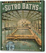 Sutro Baths Poster Acrylic Print