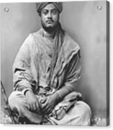 Swami Vivekananda As A Mendicant Or Wandering Sadhu Acrylic Print