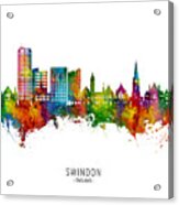 Swindon England Skyline #05 Acrylic Print